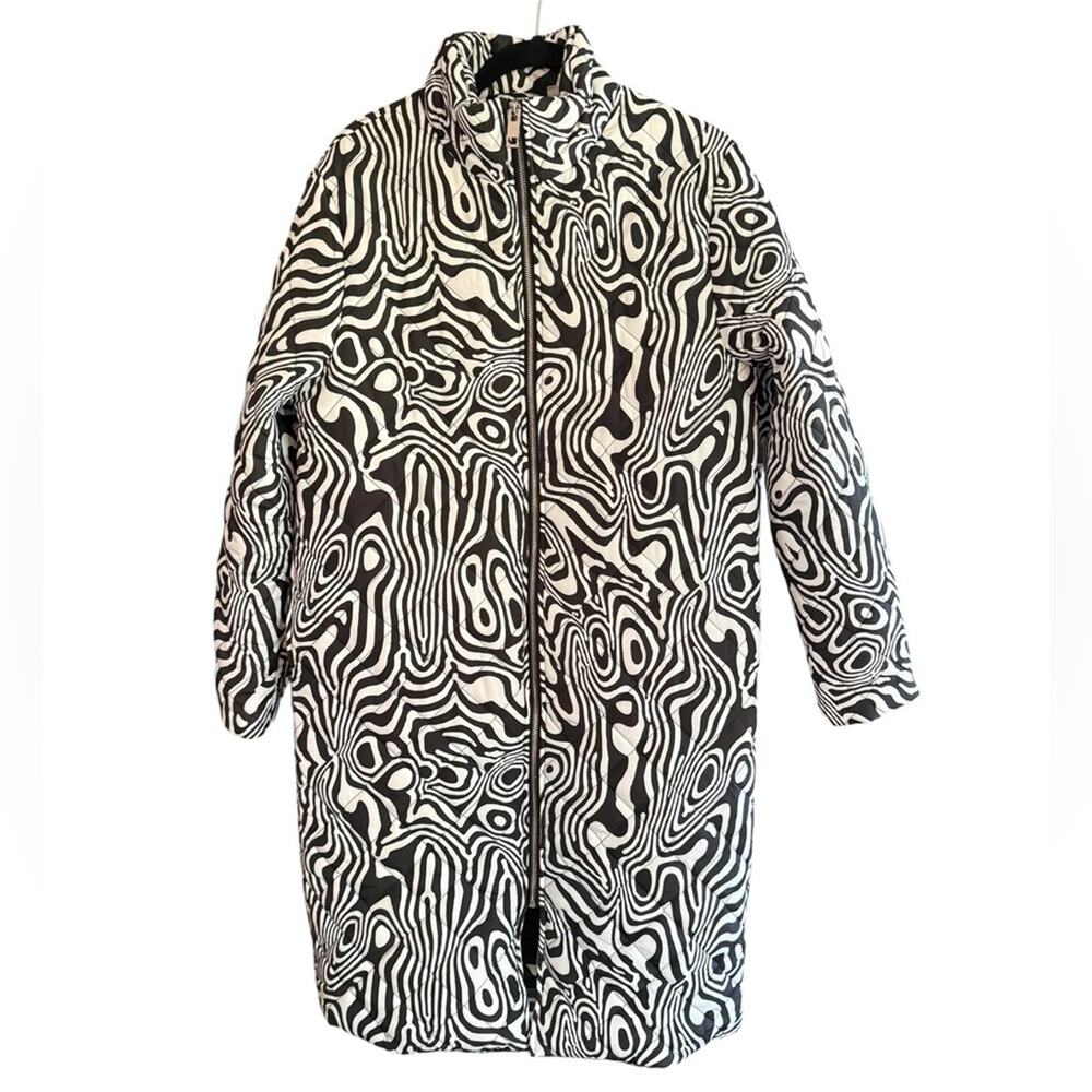 Ragged Priest Trippy Wave Puffer Jacket